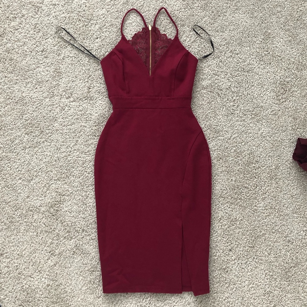 Windsor maroon dress